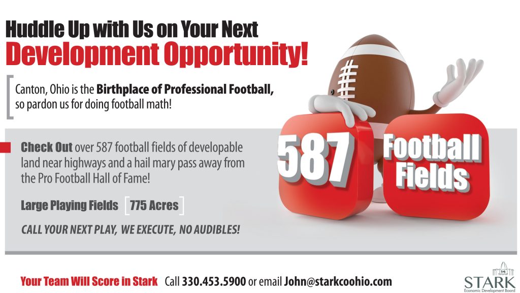Stark Economic Development Board: Huddle Up with Us on Your Next Development Opportuntiy