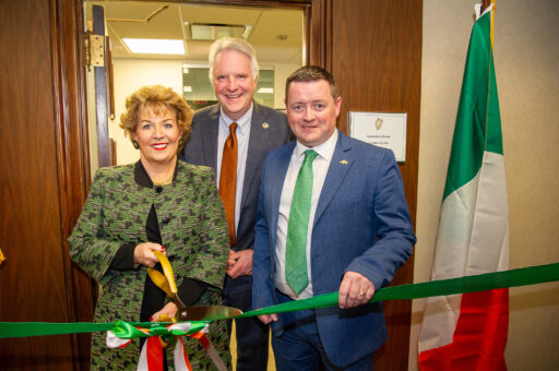 Honorary Consul of Ireland in OH Ribbon Cutting Mark Owen