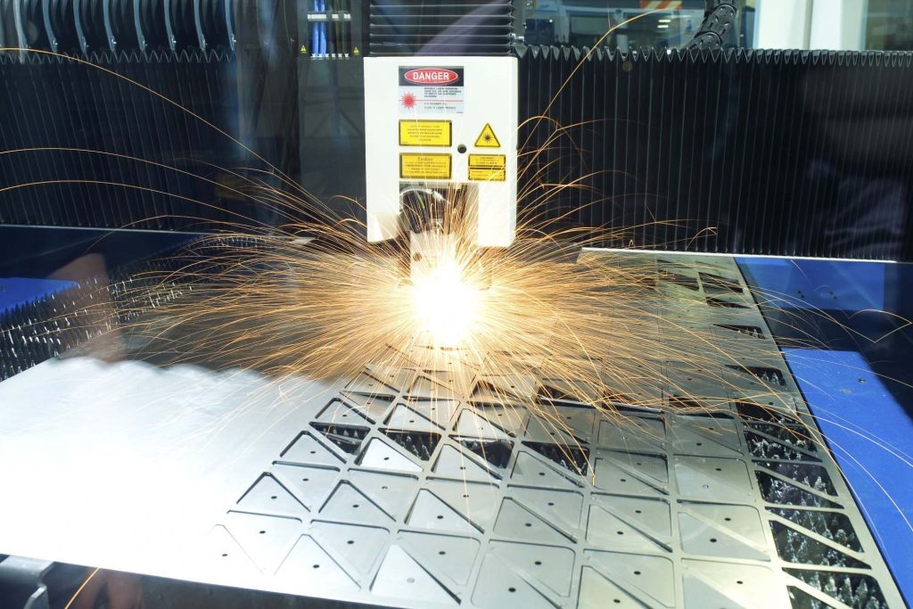 Laser cutting metal