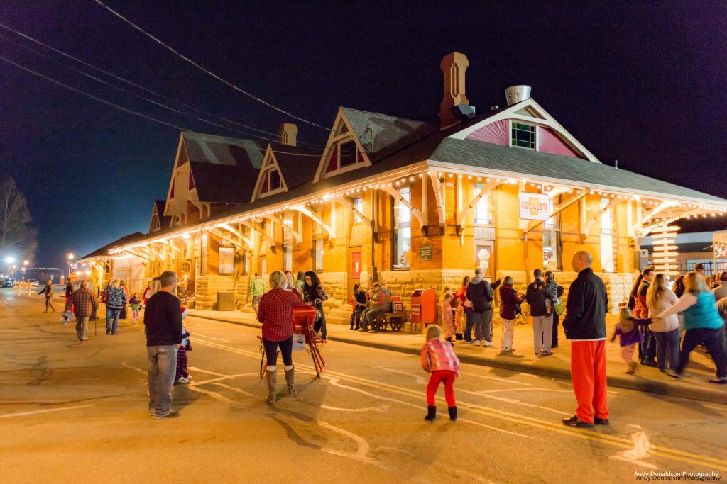 Polar Express at Dennison Railroad Museum Depot